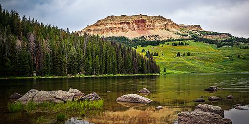 Fine art landscape photograph of Beartooth Butte in the Beartooth Mountains, Wy.